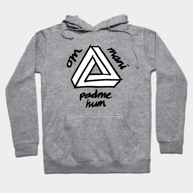 Om Mani Padme Hum Hoodie by garamondthree@gmail.com